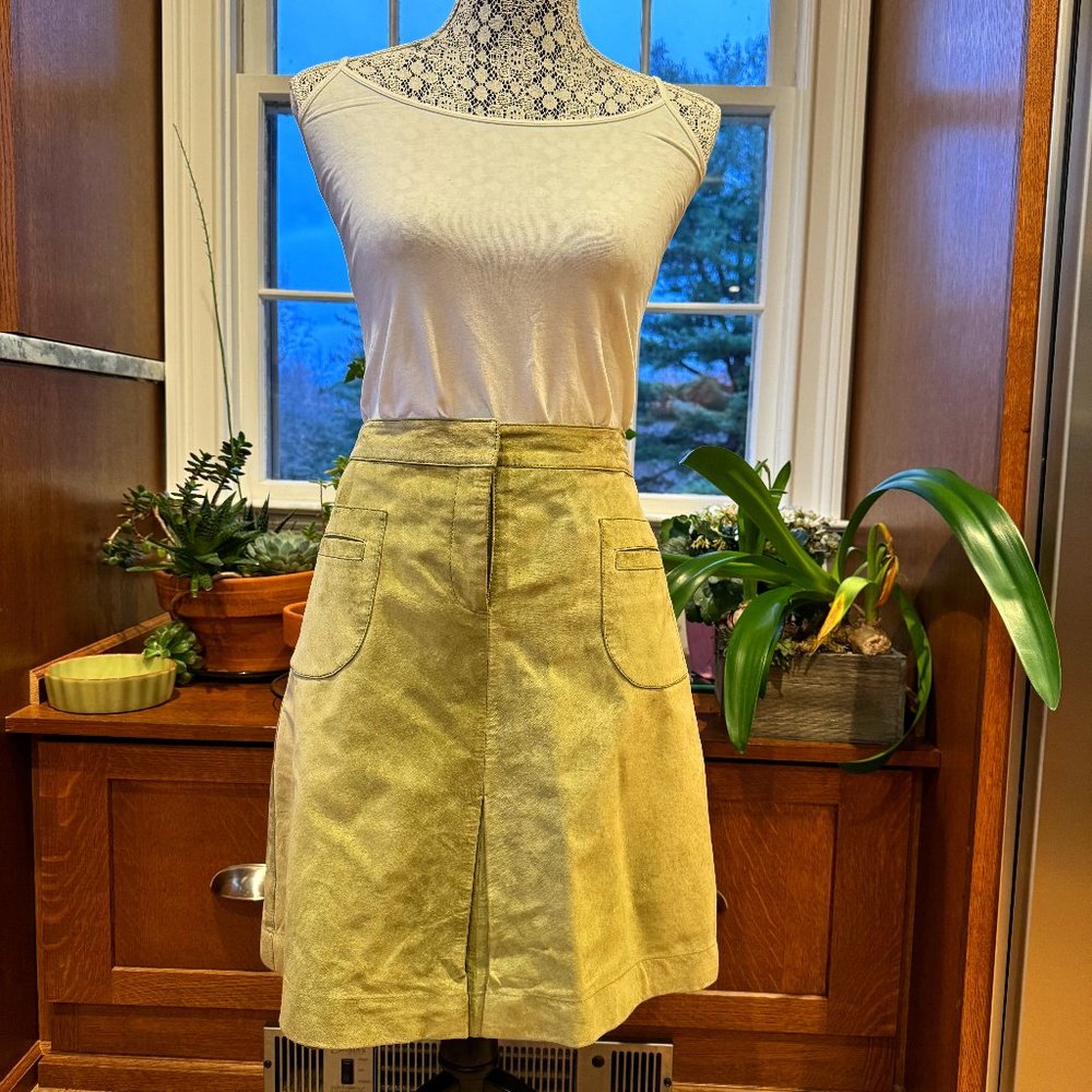 Lilly Pulitzer Vintage Dana Washable Suede Skirt Size 8 - RARE!
